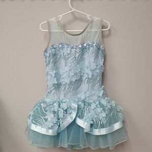 A Wish Come True Embellished Blue Flower Tutu IMC